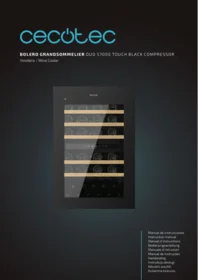 Notice CECOTEC BOLERO GRANDSOMMELIER DUO 57000 TOUCH COMPRESSOR Buzdolabı