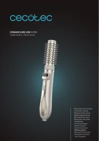 Notice CECOTEC CERAMICCARE 2IN1 GYRO مكواة تجعيد الشعر
