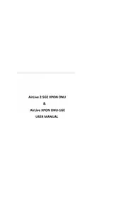 2.5GE XPON ONU AIRLIVE