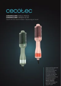 Notice CECOTEC CERAMICCARE SINGLE PEACH مكواة تجعيد الشعر