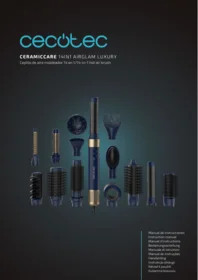 Notice CECOTEC CERAMICCARE 14IN1 AIRGLISSE LUXURY Saç maşası
