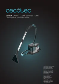 Notice CECOTEC CONGA CARPETCLEAN 30000 STEAM مكنسة كهربائية