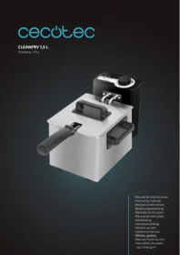 Notice CECOTEC CLEANFRY 15 L A90 EU01 003031 قلاية