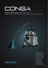 Notice CECOTEC CONGA CARPETCLEAN 20000 PRO ULTRA مكنسة كهربائية