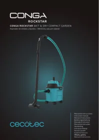 Notice CECOTEC CONGA ROCKSTAR WET DRY COMPACT GARDEN Aspiratör