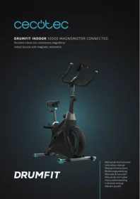 Notice CECOTEC DRUMFIT INDOOR 10000 MAGNOMOTOR CONNECTED Sprzęt fitness