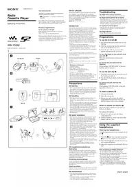 SONY WM-FS566 - Hi-Fi System
