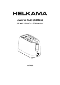 Käyttöohje Helkama HLP700BL Leivänpaahdin