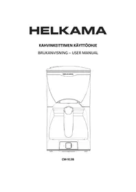 Käyttöohje Helkama CM-913B Kahvinkeitin
