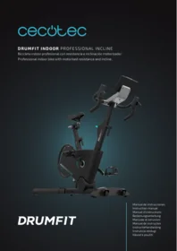 Notice CECOTEC DRUMFIT INDOOR PROFESSIONAL INCLINE Sprzęt fitness