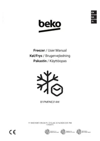 Brugsanvisning BEKO B1PMFNE314W Ukategoriseret