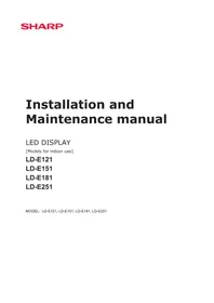 SHARP LD-E151 - Monitor