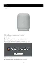 SONY LinkBuds Speaker - Docking Station