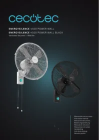 Notice CECOTEC ENERGYSILENCE 4500 POWER WALL Wentylator sufitowy