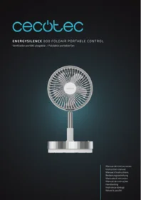 Notice CECOTEC ENERGYSILENCE 800 FOLDAIR PORTABLE CONTROL A90 EU01 008225 Wentylator sufitowy