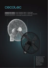 Notice CECOTEC ENERGYSILENCE 4500 POWER WALL CONTROL Deckenventilator