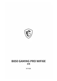B850 GAMING PRO WIFI6E MSI