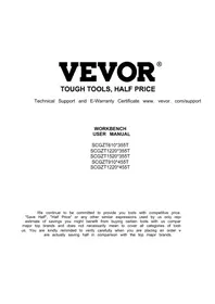 Vevor SCGZT610*355T - Mesa