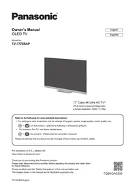 TV-77Z8BAP PANASONIC