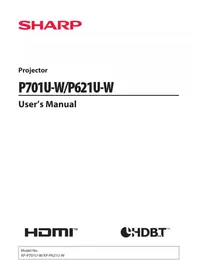 SHARP P701U - Projector