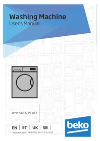 Інструкція BEKO WMY 51032 PTYB3 пральна машина