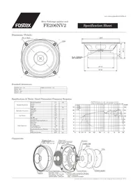 Notice FOSTEX FE206NV2 Non catégorisé