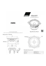 Notice FOSTEX FE83NV Non catégorisé