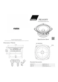 Notice FOSTEX FE103NV Non catégorisé
