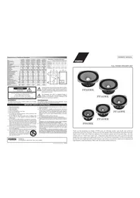 Notice FOSTEX FF125WK Non catégorisé