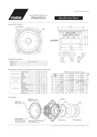 Notice FOSTEX FE83NV2 Non catégorisé