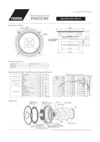 Notice FOSTEX FE203Σ-RE Non catégorisé
