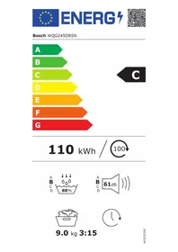 BOSCH WQG245DBSN - Sèche-linge