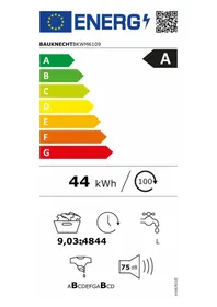 Notice BAUKNECHT BKWM6109 Lave-linge