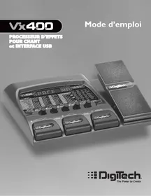 DIGITECH VX400 - Pédales d'effets pour guitare