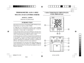 Notice OREGON EMR-899 Thermomètre électronique