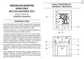 Notice OREGON EMR812HGN Thermo-hygromètre