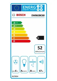 BOSCH DWB63BC60 - Hotte
