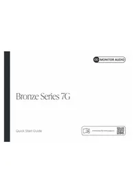 Speakers MONITOR AUDIO Bronze Centre - User manual and instructions
