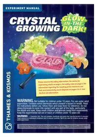 Crystal Growing: Glow-in-the-Dark Thames & Kosmos
