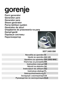 Manual GORENJE SGT2400BW Fier de călcat