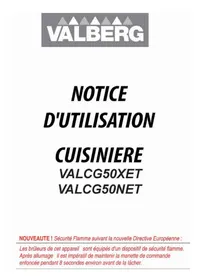 Notice VALBERG VALCG50XET Cuisinière