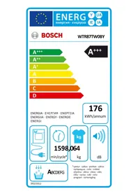 BOSCH WTR87TW0BY - Lave-linge