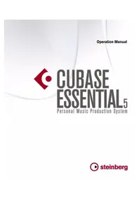 Cubase Essential 5 STEINBERG