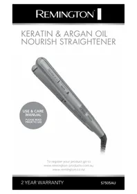 REMINGTON Keratin &amp; Argan Oil Nourish S7505AU - Hair Straightener