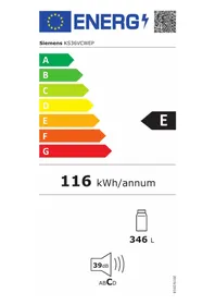 SIEMENS KS36VCWEP - Réfrigérateur