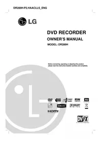 Instrukcja LG DR289H Niekategoryzowane
