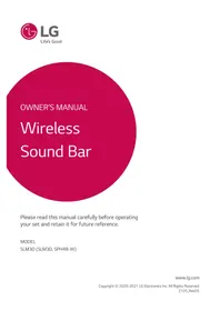 LG SLM3D - Soundbar