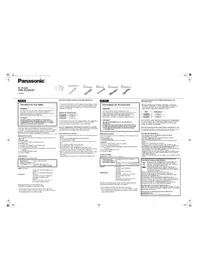 Notice PANASONIC VW-AD21 Chargeur de batterie