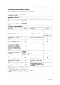 SIEMENS WQ35G2D90 - Sèche-linge