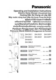 Hướng dẫn PANASONIC DH-3VS1 Nồi hơi